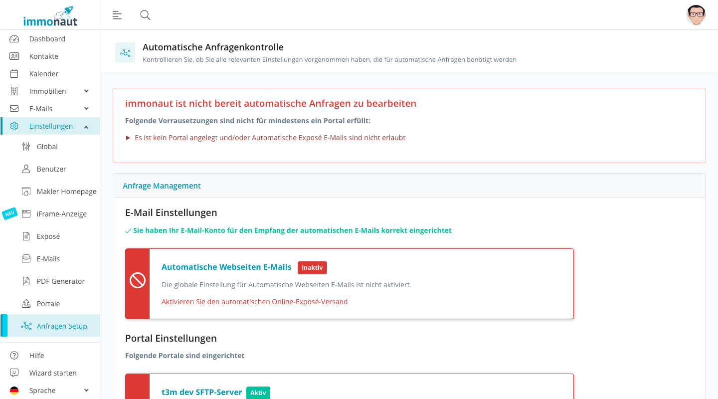 anfragen_setup_einstellungen_bild_1